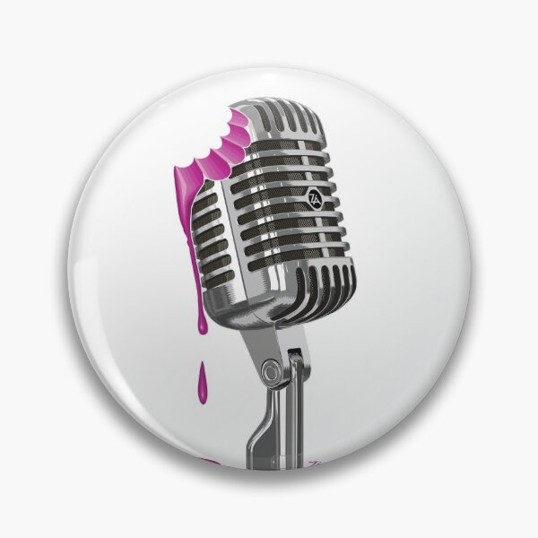 Item preview, Bite the Microphone Pink designed and sold by zomboy.