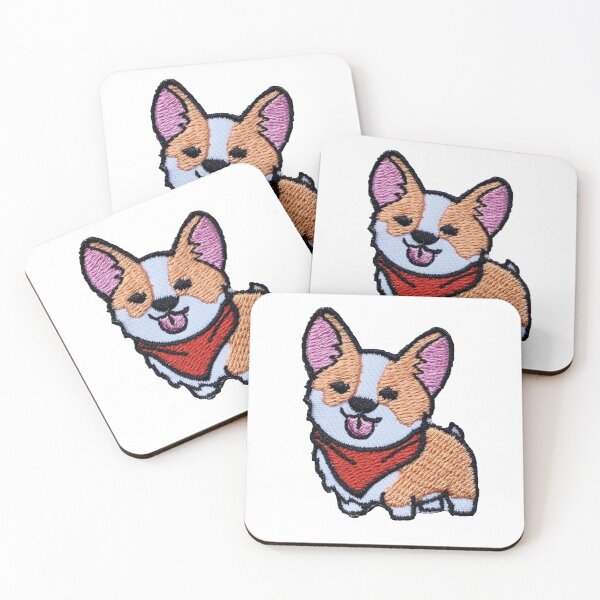 Item preview, Corgi with Scarf Sticker designed and sold by designolo.