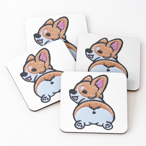 Item preview, Corgi looking back Sticker designed and sold by designolo.