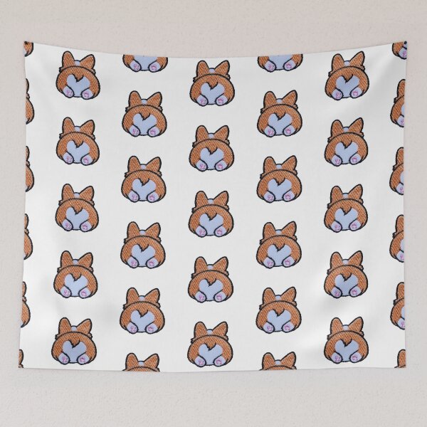 Item preview, Corgi lying down Sticker designed and sold by designolo.