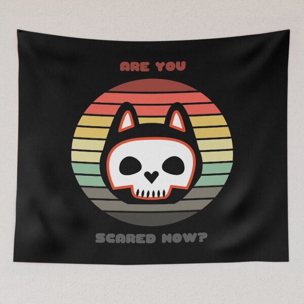 Item preview, Sunset Cat / Are You Scared Now? designed and sold by Nathalie Aynié.