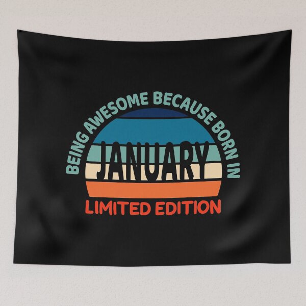 Item preview, 50 Years Of Being Awesome January  Born Birthday Gift designed and sold by haselshirt.
