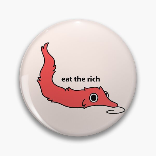Item preview, Eat The Rich Worm designed and sold by FanStickers-.