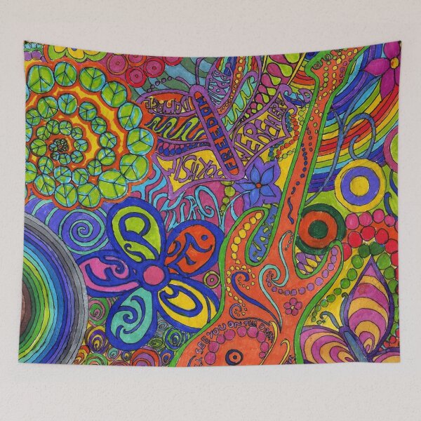 Item preview, Colourful Hippie Design designed and sold by JosAwestuff.