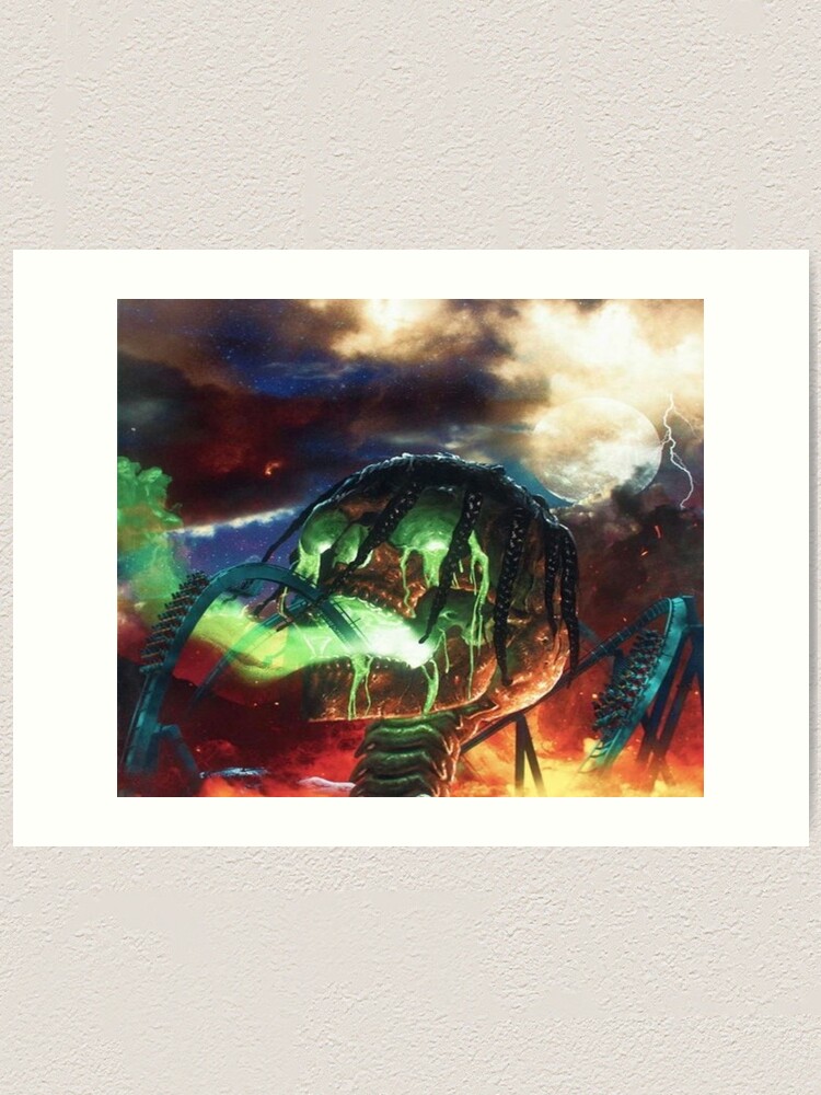 Travis Scott Astroworld Poster 12 x 18-INCH Paper Print - Art