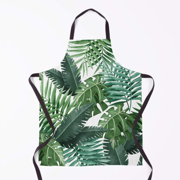 Item preview, Tropical Pattern Palm Tree Monstera Green Leaves designed and sold by SoccaTamam.