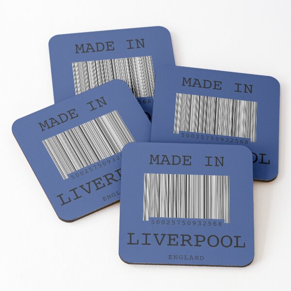 Item preview,   Hecho en Liverpool Idea de regalo con código de barras para Scouser designed and sold by Kipcio.
