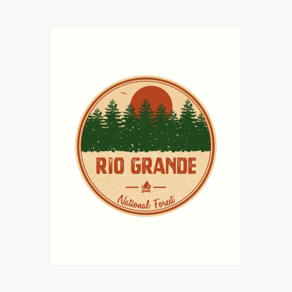 Aperçu de l'œuvre Forêt nationale du Rio Grande créée et vendue par Esskay Designs.