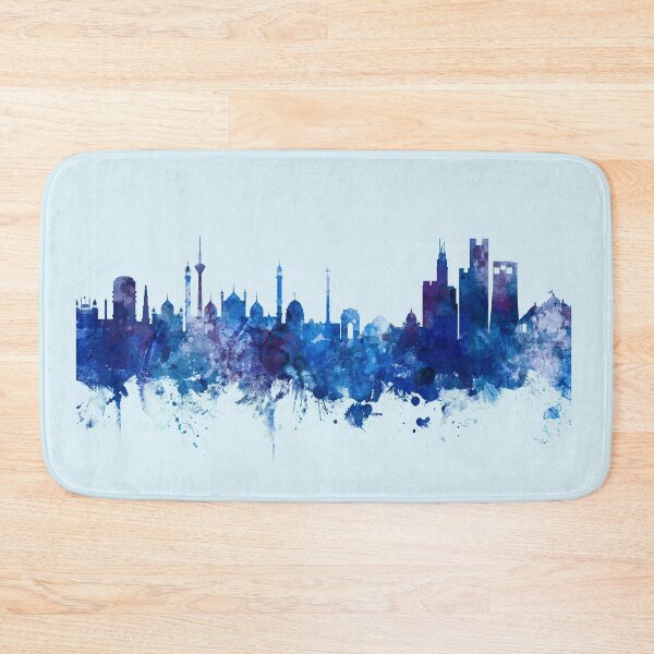 Item preview, New Delhi India Skyline designed and sold by ArtPrints.