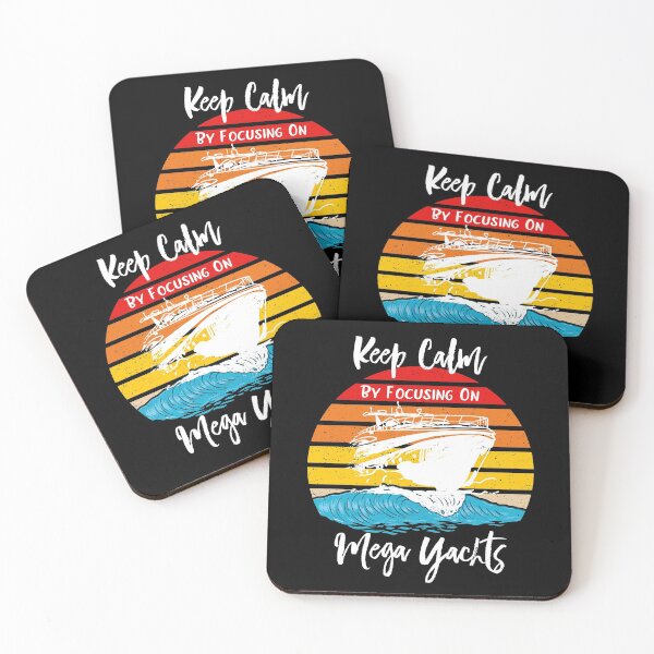 Item preview, Keep Calm By Focusin On Mega Yachts designed and sold by Anushka-art.