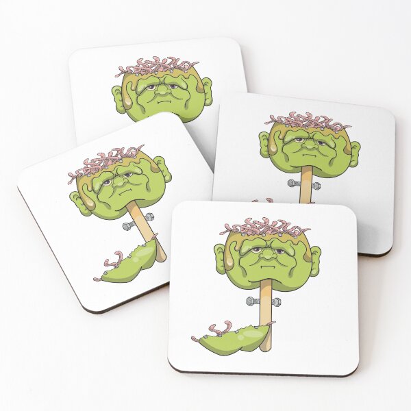 Item preview, Halloween caramel candy apple Frankenstein designed and sold by Fruit-Tee.