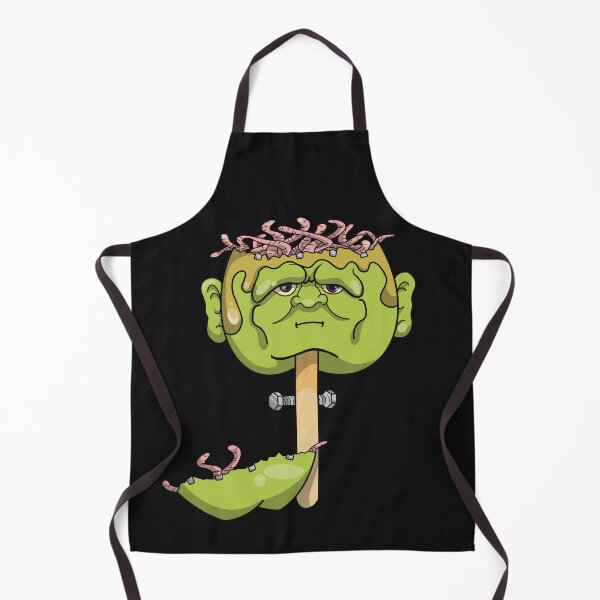 Item preview, Halloween caramel candy apple Frankenstein designed and sold by Fruit-Tee.