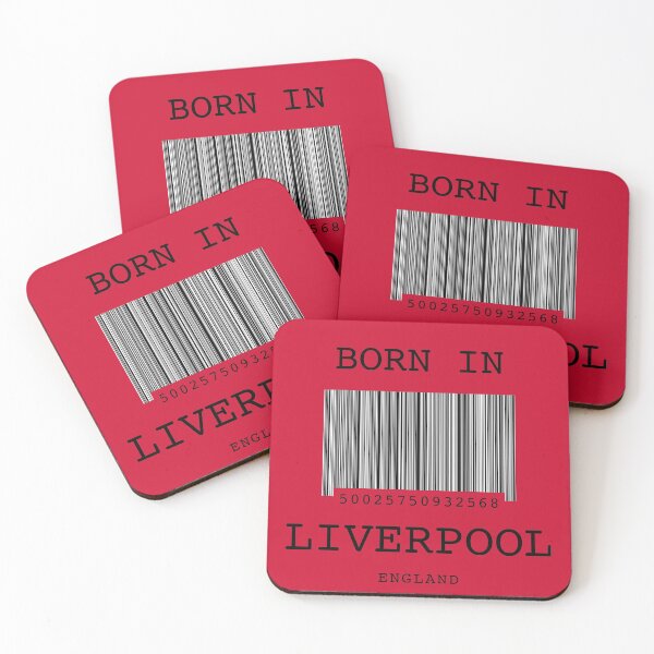 Item preview, Regalos de código de barras nacidos en Liverpool para Scouser designed and sold by Kipcio.