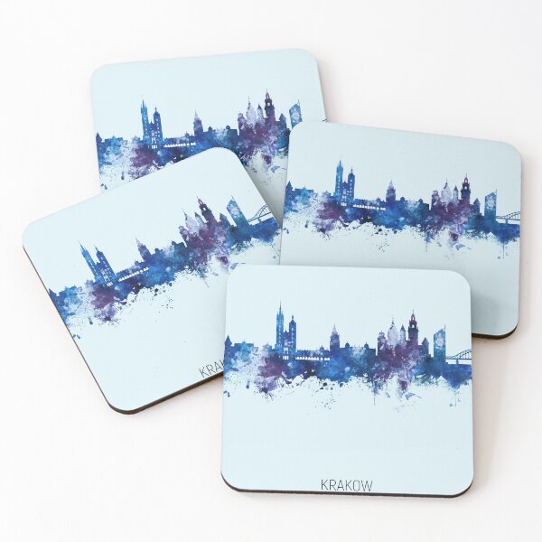 Item preview, Krakow Poland Skyline designed and sold by ArtPrints.