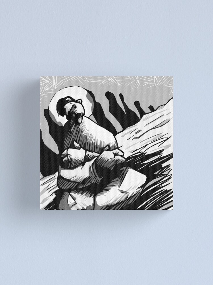 Thumbnail 1 of 3, Canvas Print, Isolation designed and sold by mistertengu74.