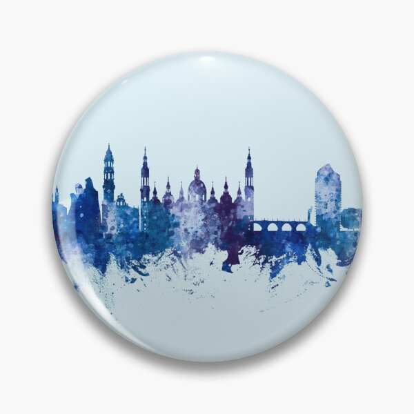 Item preview, Zaragoza Spain Skyline designed and sold by ArtPrints.