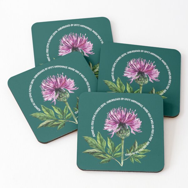 Item preview, Thistle Flower designed and sold by sidekickfun.