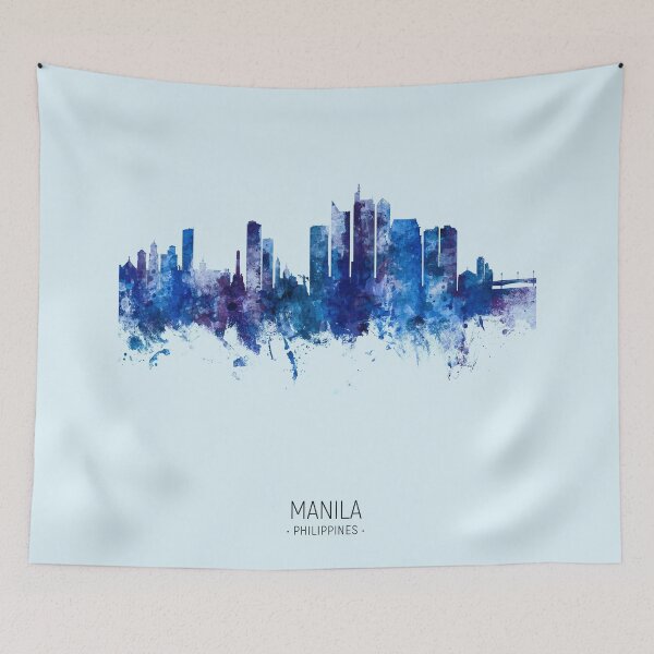 Item preview, Manila Philippines Skyline designed and sold by ArtPrints.
