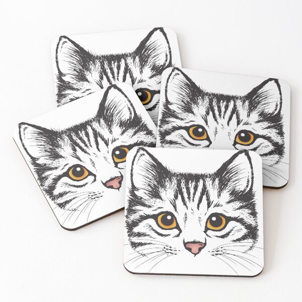 Item preview, Kitten Face designed and sold by Cat2D.