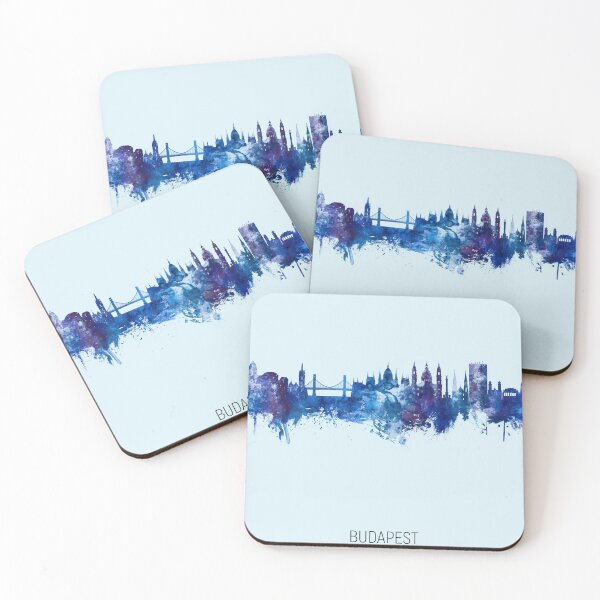 Item preview, Budapest Hungary Skyline designed and sold by ArtPrints.