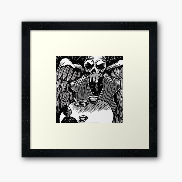 Dark Contemplation Framed Art Print
