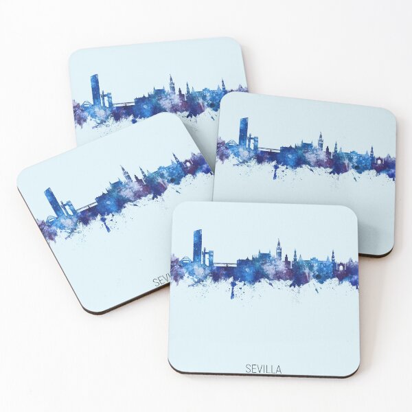 Artikelvorschau, Sevilla Spain Skyline entworfen und verkauft von ArtPrints.