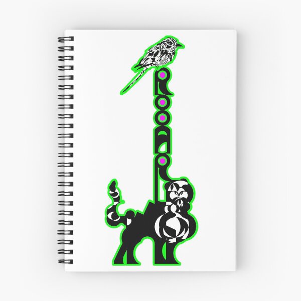 Item preview, Companions in Roar v1- Logoart with the word “Rooar” placed vertically on a feline and a bird on top decorated inside green stroke.  designed and sold by BDLVandFriends.