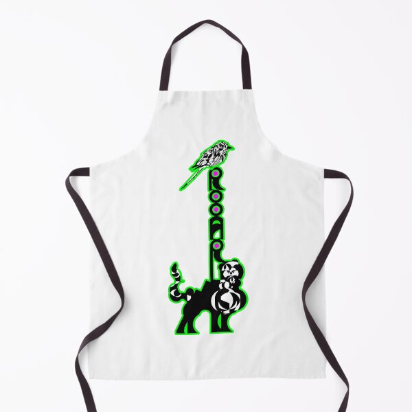 Item preview, Companions in Roar v1- Logoart with the word “Rooar” placed vertically on a feline and a bird on top decorated inside green stroke.  designed and sold by BDLVandFriends.