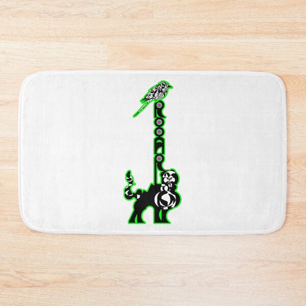 Item preview, Companions in Roar v1- Logoart with the word “Rooar” placed vertically on a feline and a bird on top decorated inside green stroke.  designed and sold by BDLVandFriends.