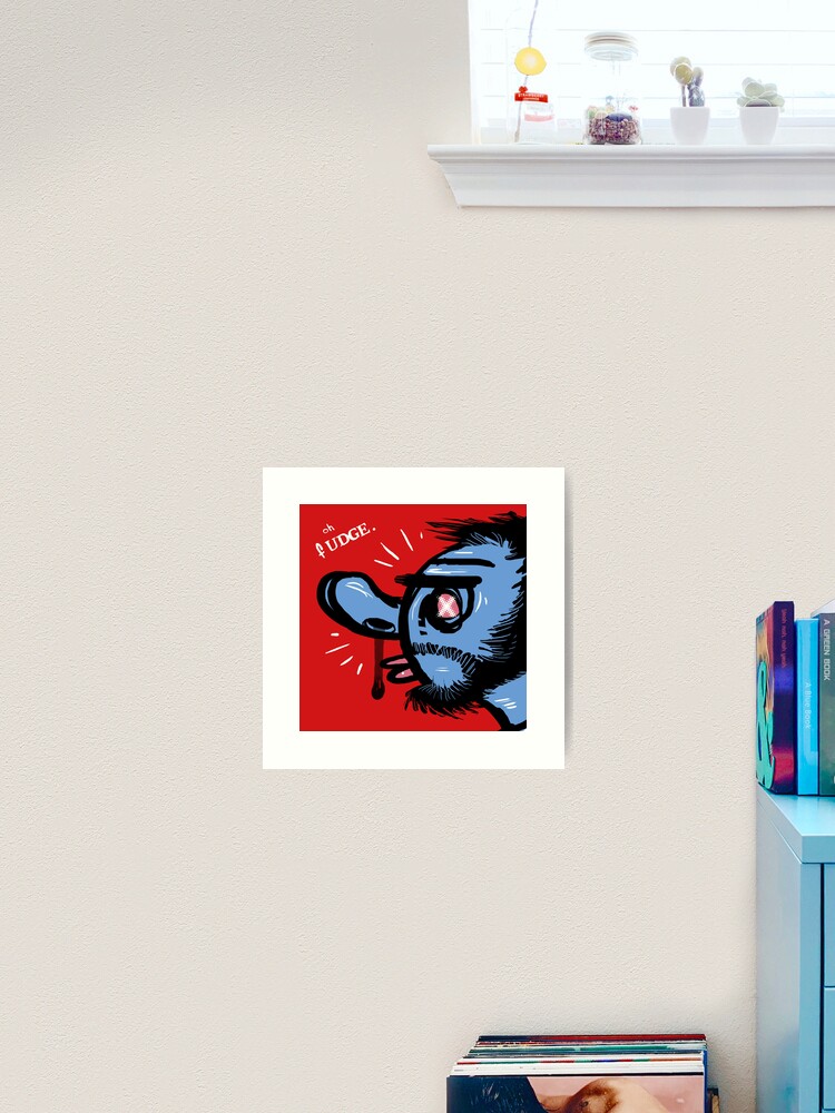Thumbnail 2 of 3, Art Print, Oh Fudge. designed and sold by mistertengu74.