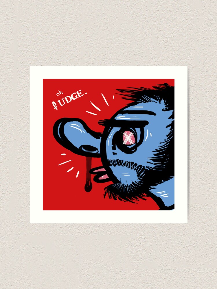 Alternate view of Oh Fudge. Art Print