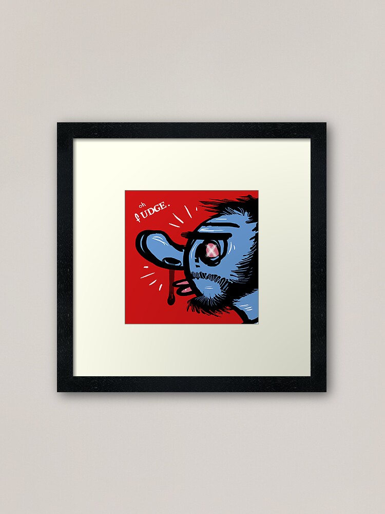 Alternate view of Oh Fudge. Framed Art Print