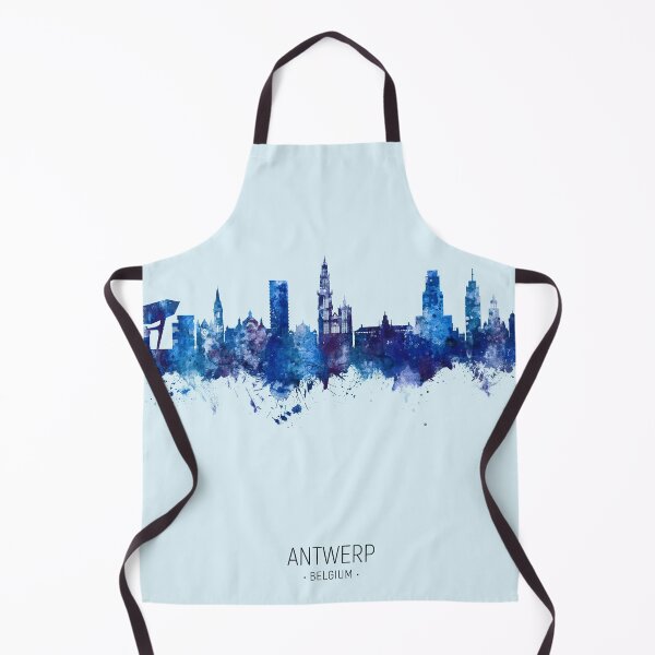 Item preview, Antwerp Belgium Skyline designed and sold by ArtPrints.