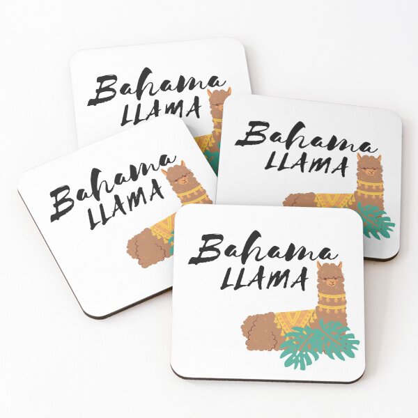 Item preview, Bahama Llamas designed and sold by ZayZayDesigns.