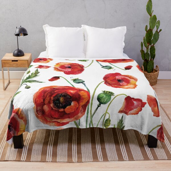 Item preview, Poppy flower designed and sold by sidekickfun.