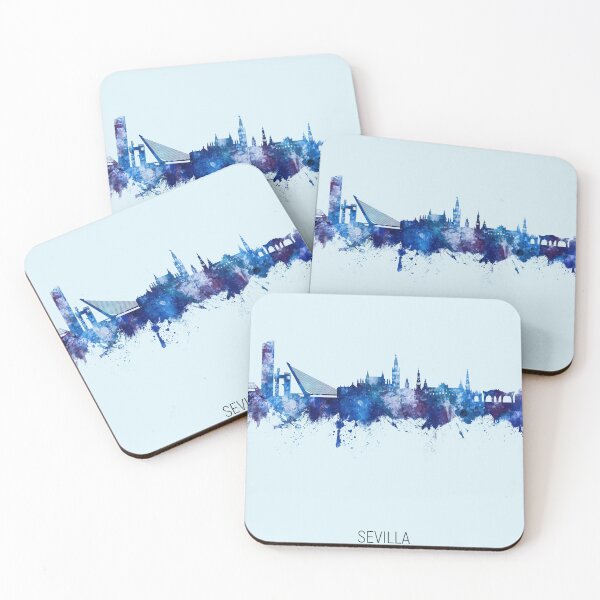 Artikelvorschau, Sevilla Spain Skyline entworfen und verkauft von ArtPrints.