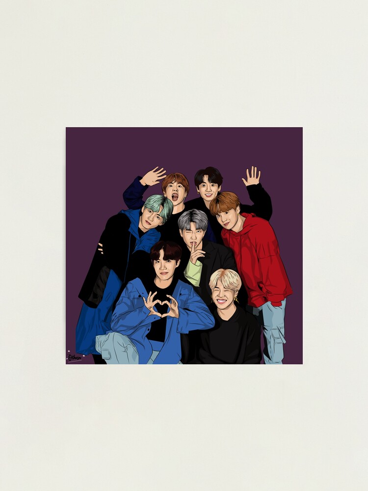 防弾少年団(BTS) - BTS IDOL FINE ART PRINT  アートプリント BTS: Idol Fine Art Print by Sideshow | Sideshow Collectibles