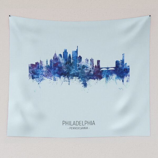Item preview, Philadelphia Pennsylvania Skyline designed and sold by ArtPrints.