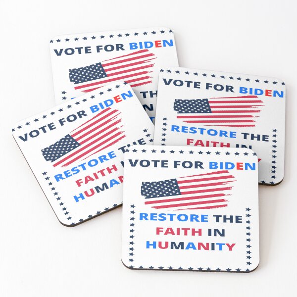 Item preview, VOTE POR BIDEN, RESTAURAR LA FE EN LA HUMANIDAD designed and sold by MOHAMEDZE.