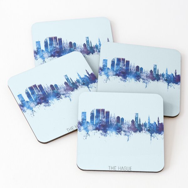 Item preview, The Hague Netherlands Skyline designed and sold by ArtPrints.