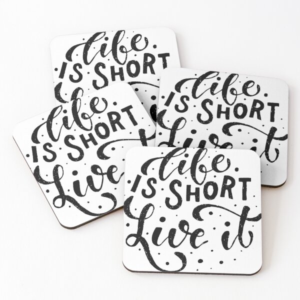 Item preview, Life is short live it designed and sold by NathanJames20.