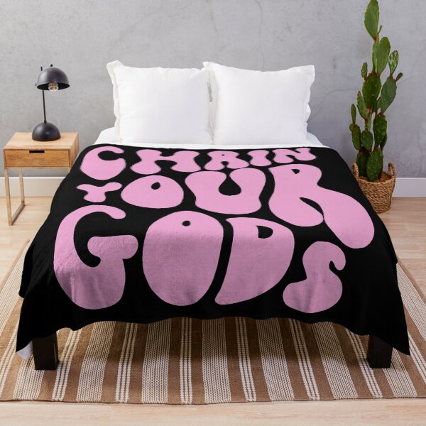 Item preview, Chain Your Gods Pink 70s Lettering designed and sold by WPahat.
