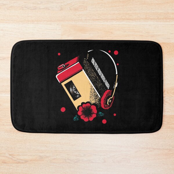 Item preview, Vintage Walkman. Music. Flowers. Cool. designed and sold by shirtdan.