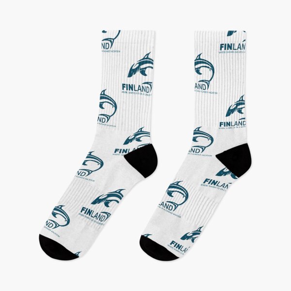 Item preview, FINLAND Where Sharks go on a summer vacation funny pun designed and sold by Naumovski.