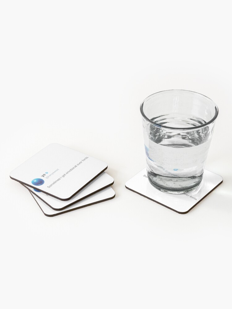 Alternate view of best kanye tweet Coasters (Set of 4)