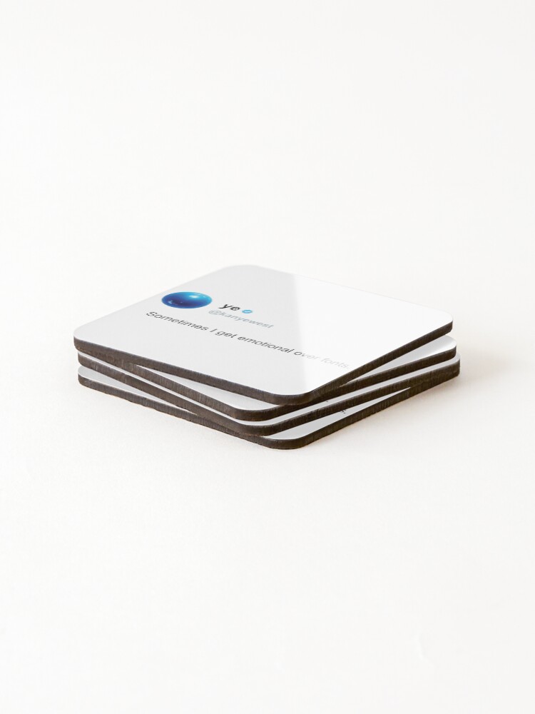 Alternate view of best kanye tweet Coasters (Set of 4)