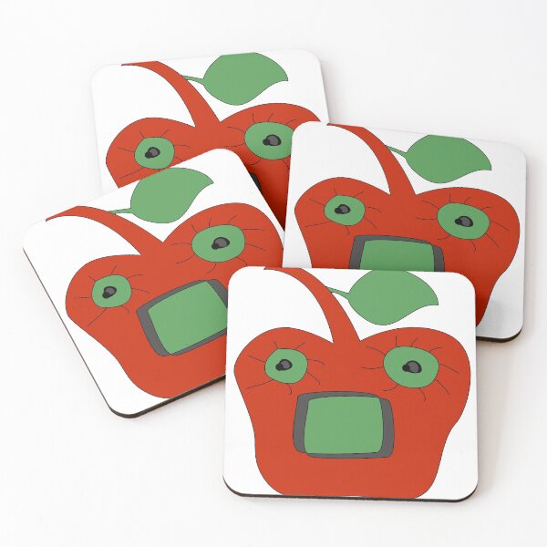 Item preview, apple face cartoon and background  designed and sold by hutofdesigns.