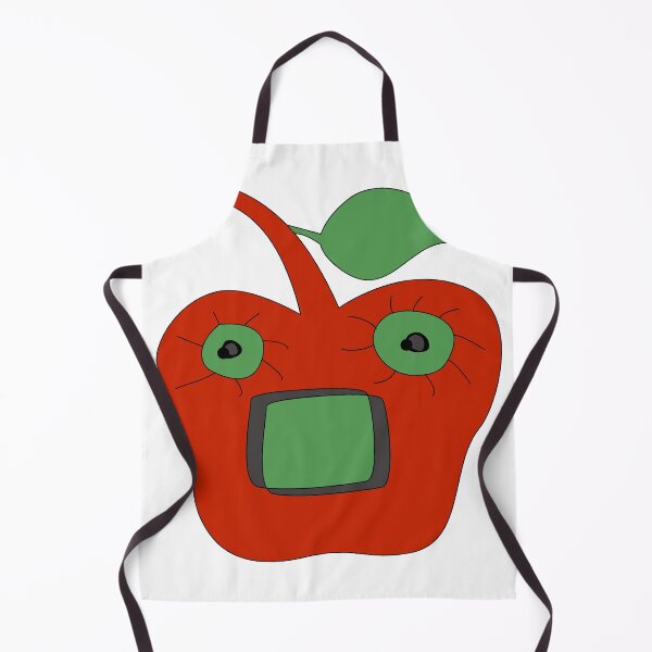 Item preview, apple face cartoon and background designed and sold by hutofdesigns.
