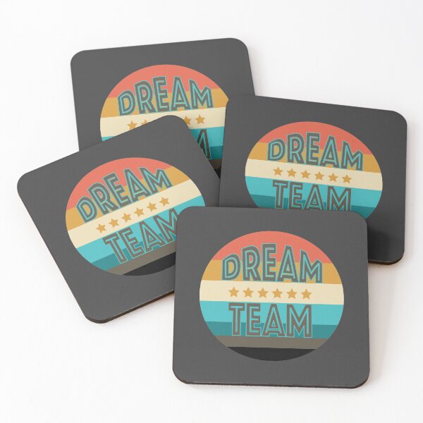 Item preview, dream team team colleague work office family sport vintage designed and sold by Catcrea.
