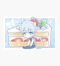 Mouse Kuroko and Strawberry Shortcake Photographic Print